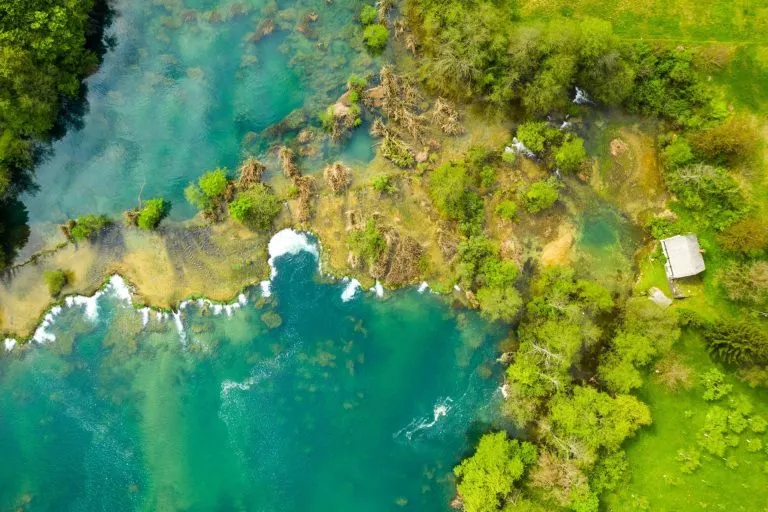 Fluss Mreznica skaliert