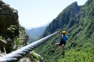 Feel your adrenaline peak ziplining over Cetina